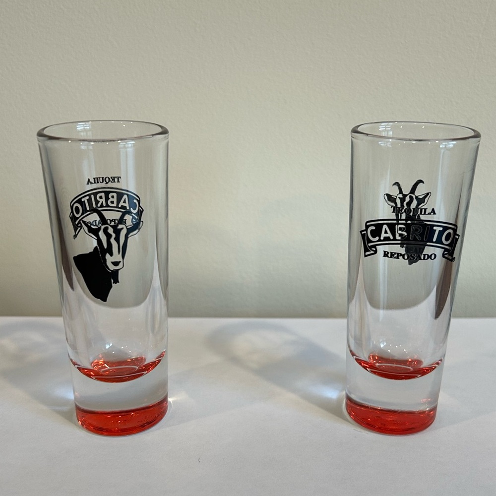 Cabrito Tequila Shot Glass Set of 2